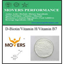 Nahrungsergänzungsmittel D-Biotin / Vitamin H / Vitamin B7